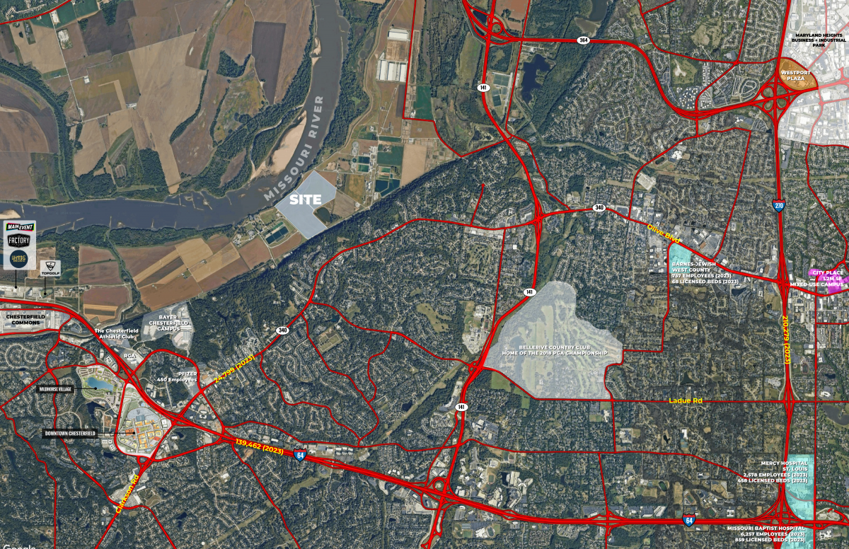 MO Chesterfield 673 Waterworks Rd Aerial 01 lcg capital management